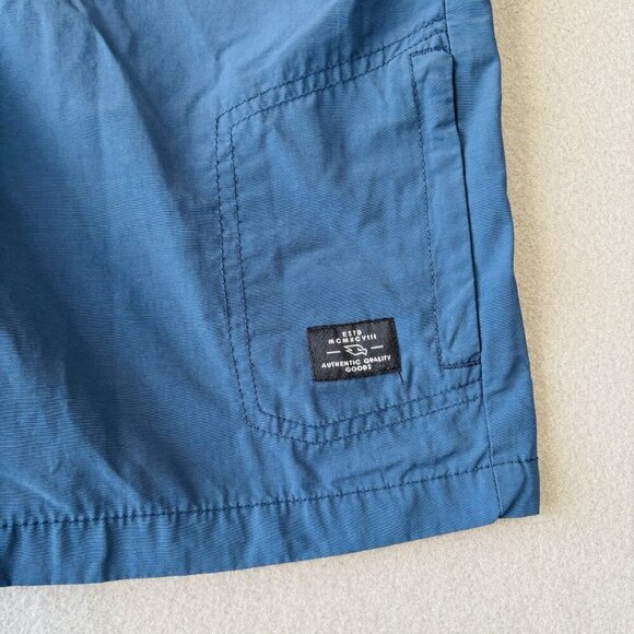 Tony Hawk Reflex Stretch Men’s Shorts 36 Blue Zip Pockets Nylon Beach Bermuda - Picture 3 of 12